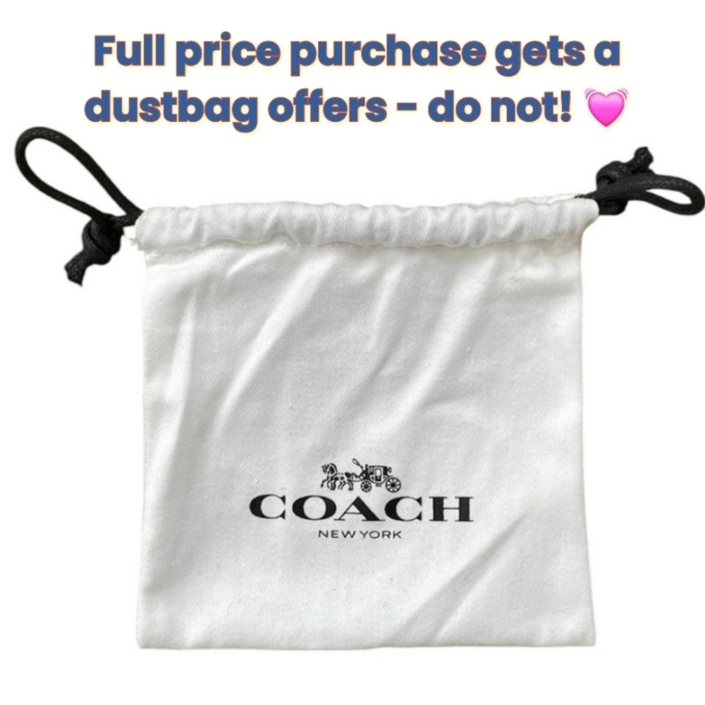 💛▪️COACH ▪️ Kisslock Cherry Pavé Huggie Earrings with Dustbag - Picture 5 of 5